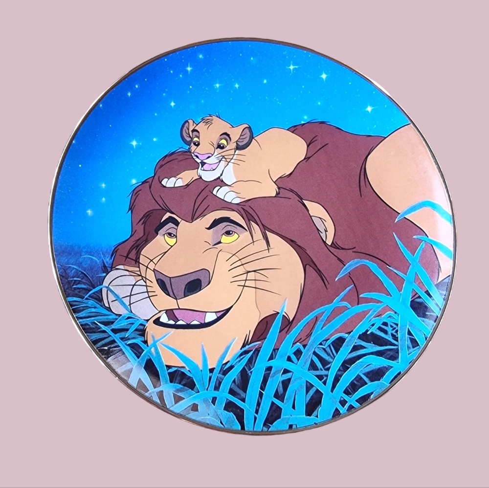 Disney THE LION KING We'll Always Be Friends Collectible Plate Bradford Exchange